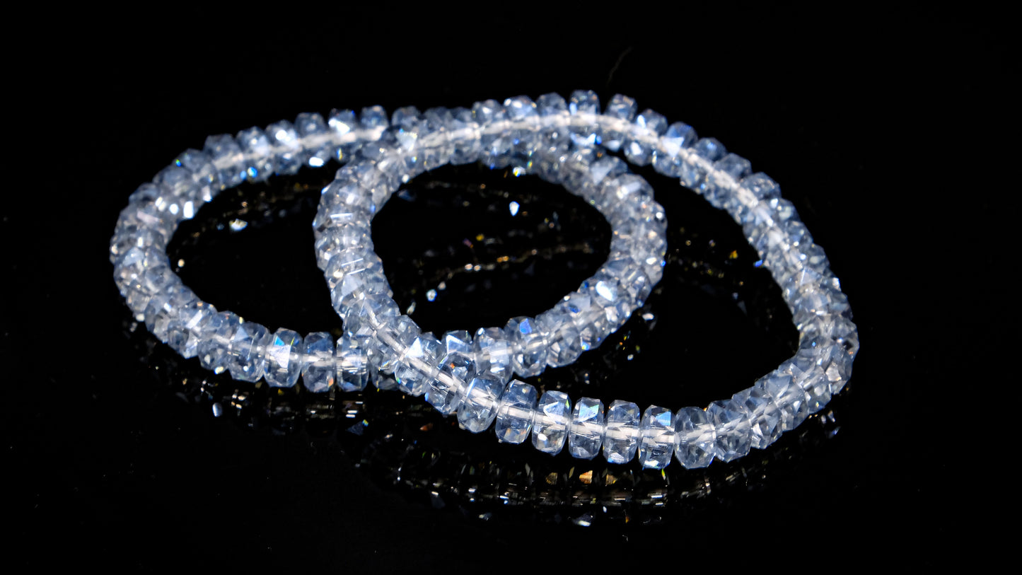 Ocean Serenity Precision-Cut Aquamarine Bracelet
