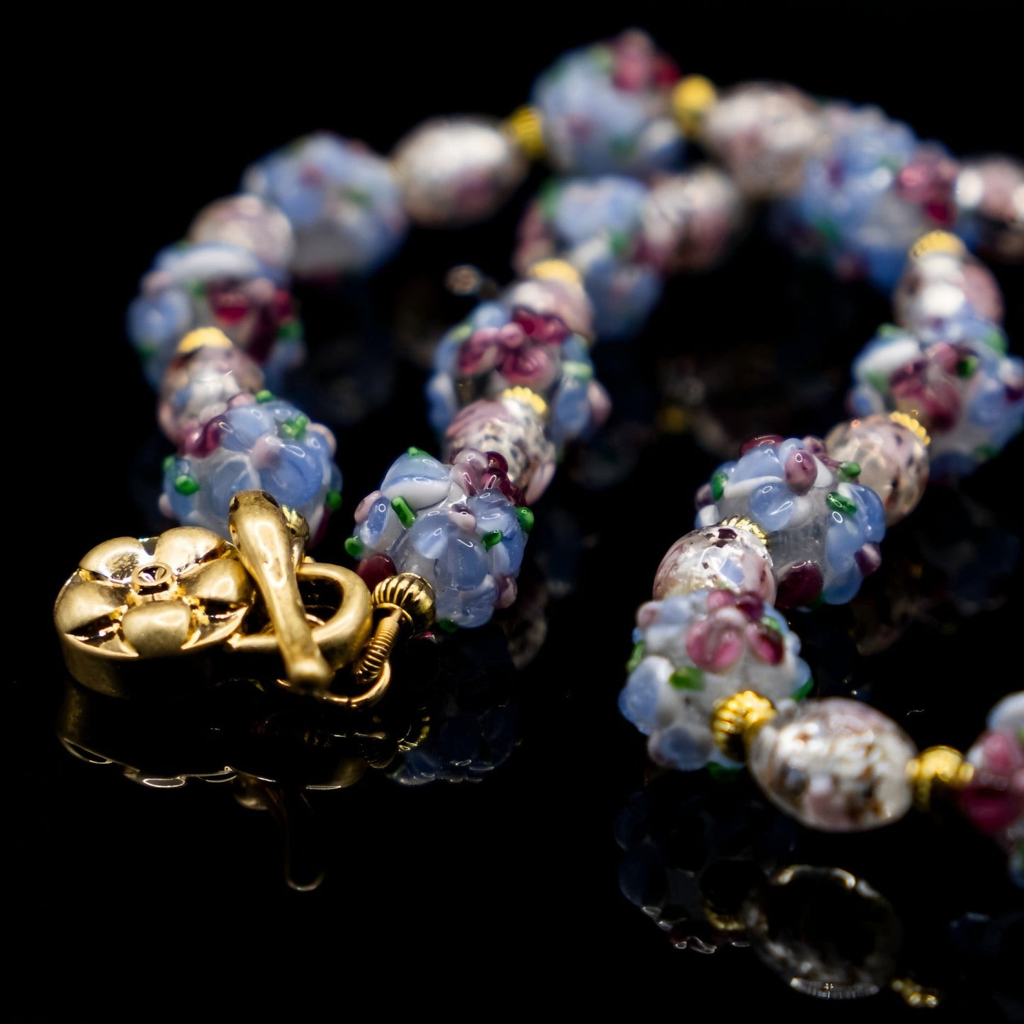 Eternal Purple Garden-Necklaces