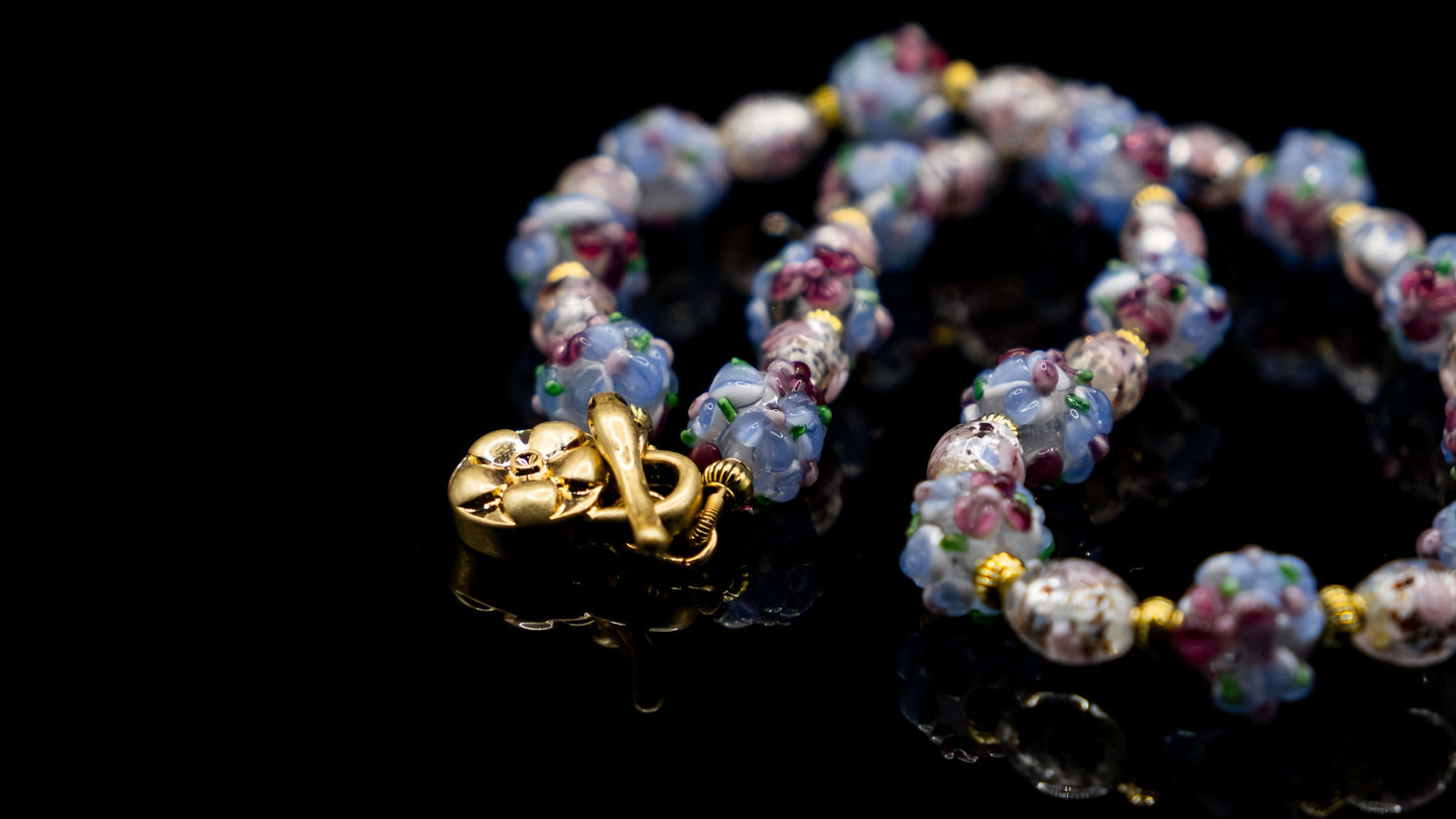 Eternal Purple Garden-Necklaces