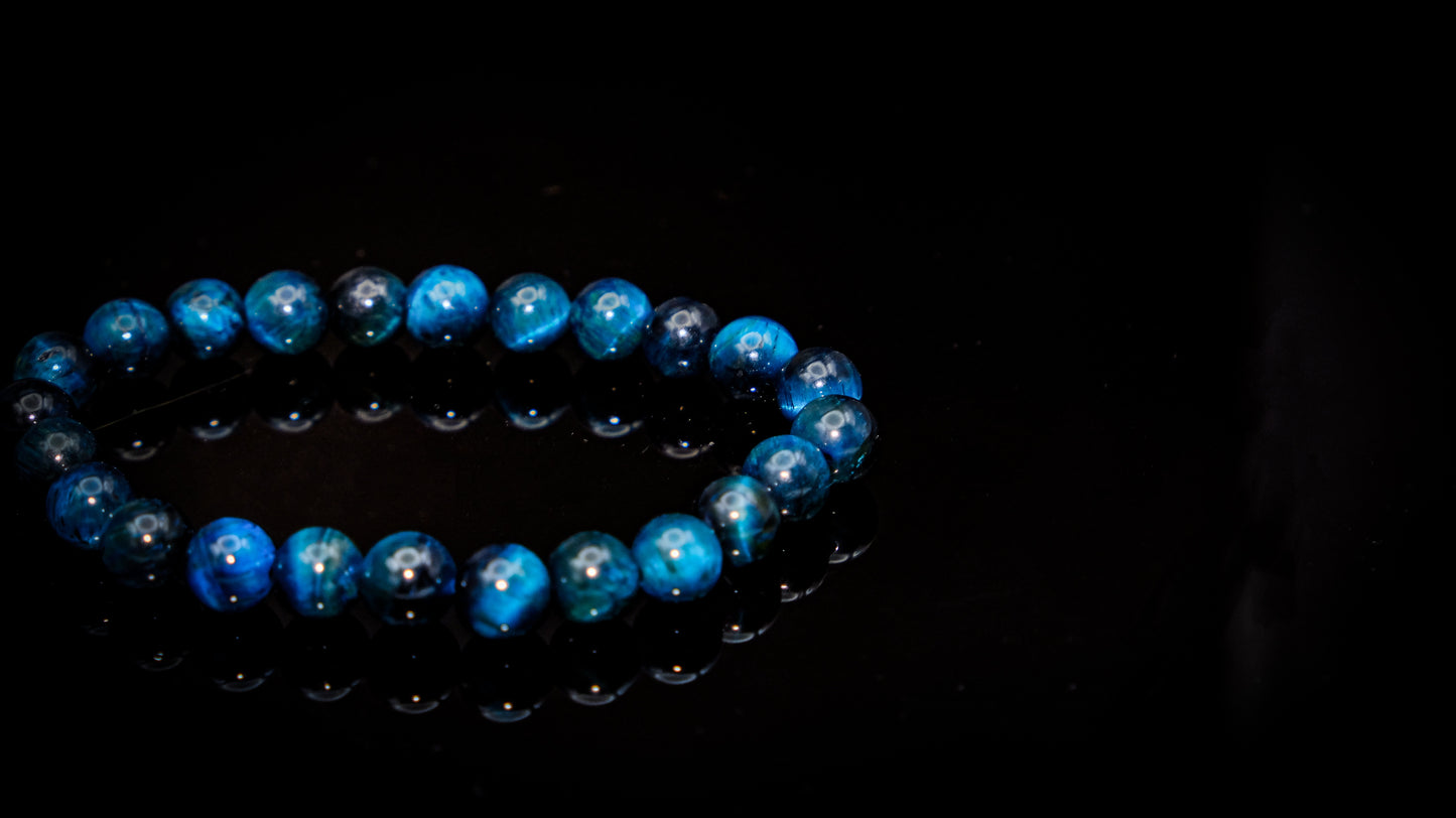 Blue Tiger's Eye Stretch Bracelet