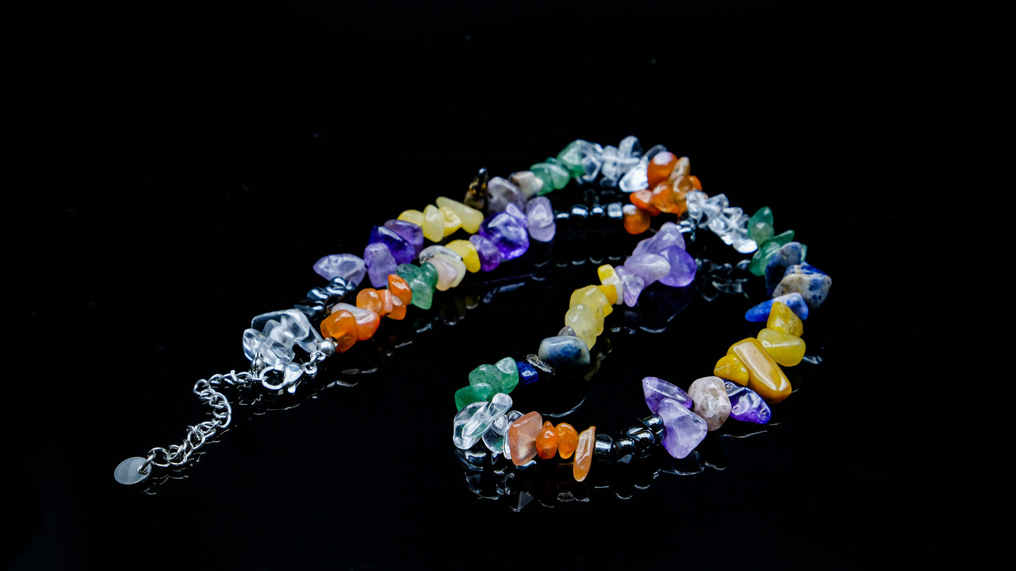 Wild Harmony Natural Stone Beaded Necklace