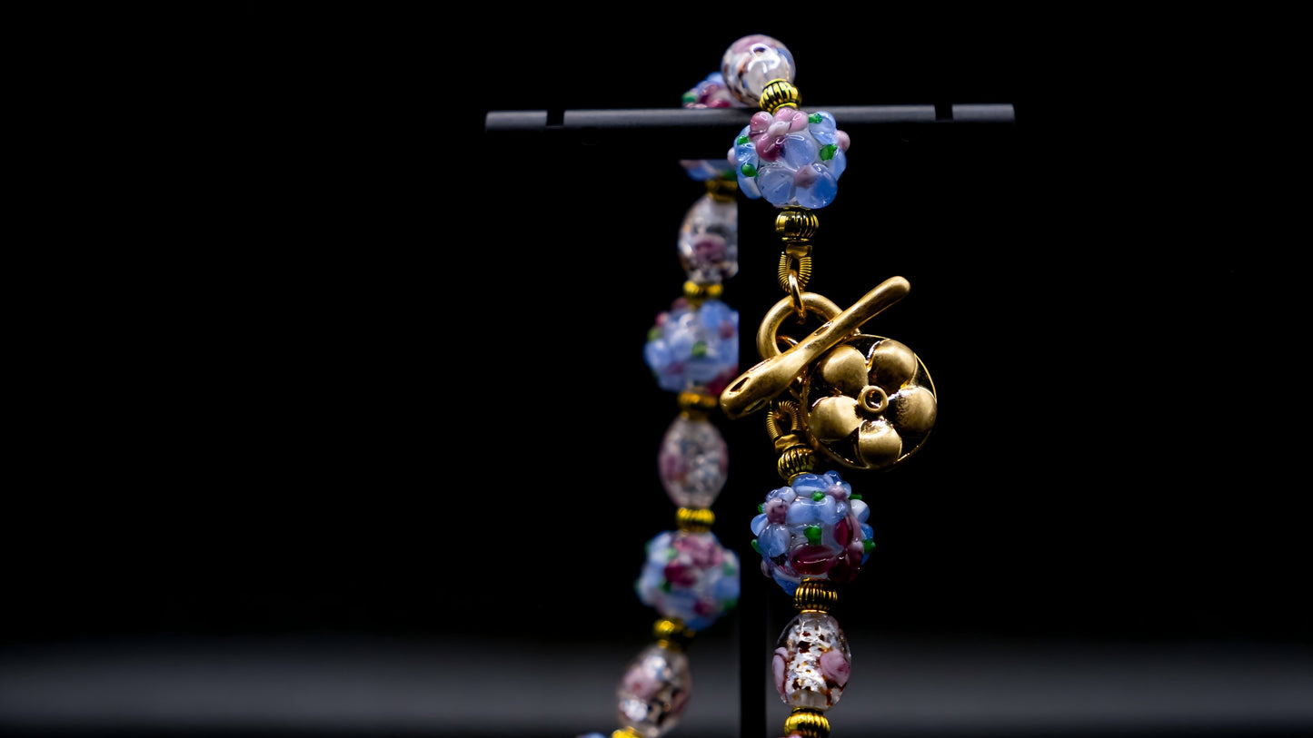 Eternal Purple Garden-Necklaces