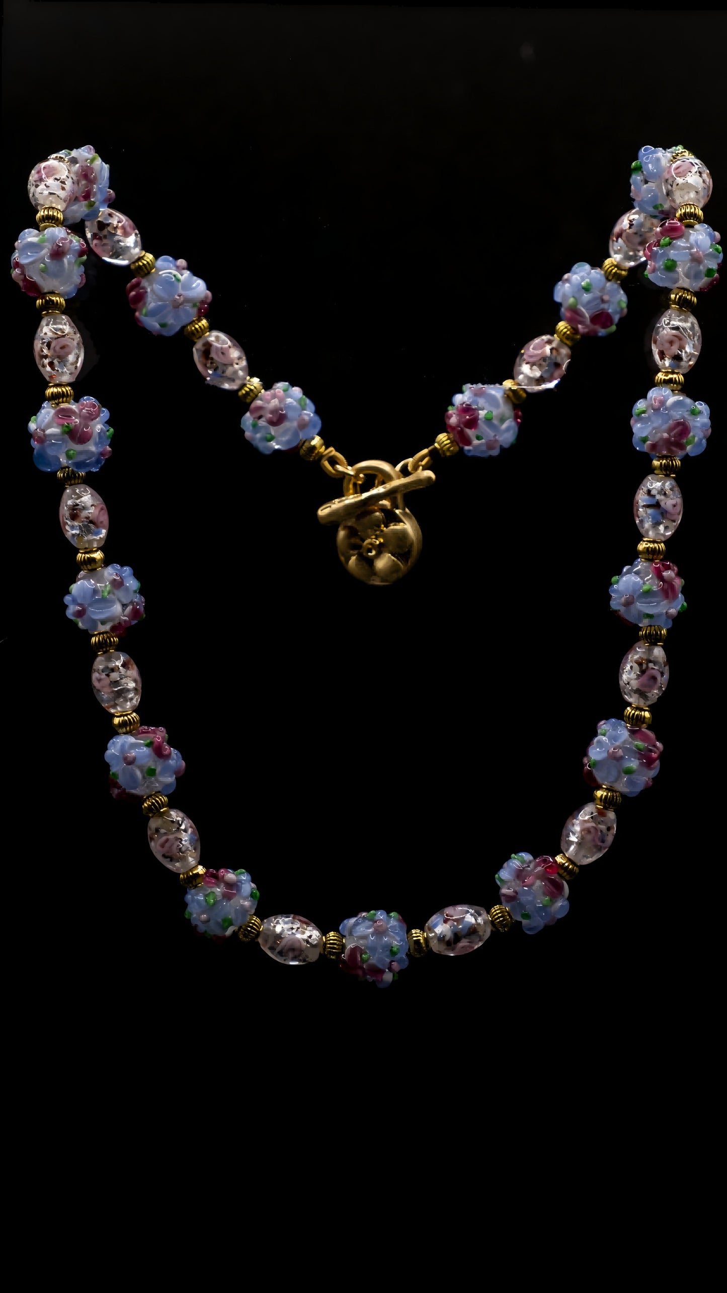 Eternal Purple Garden-Necklaces