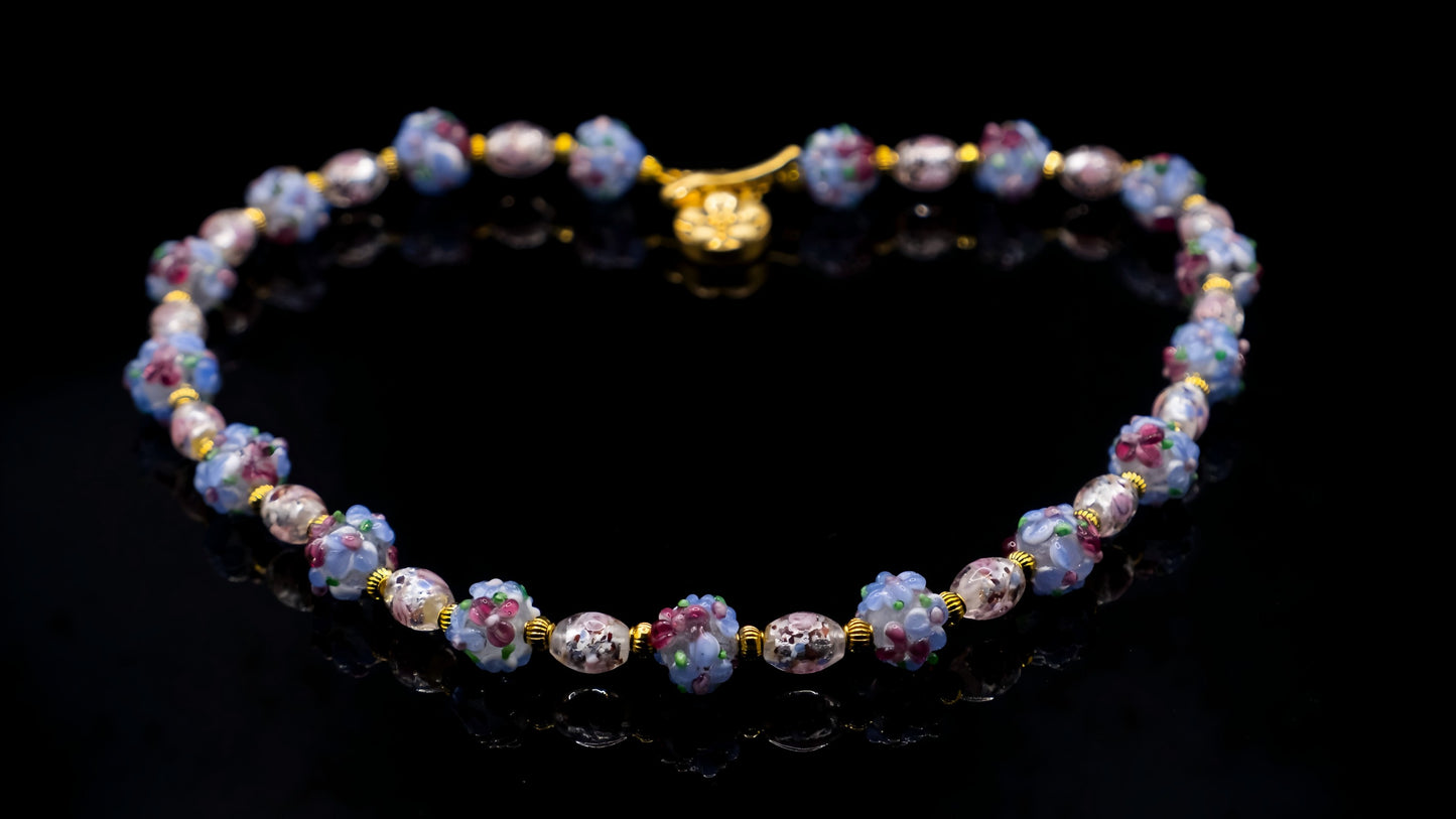 Eternal Purple Garden-Necklaces