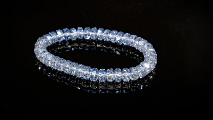 Ocean Serenity Precision-Cut Aquamarine Bracelet