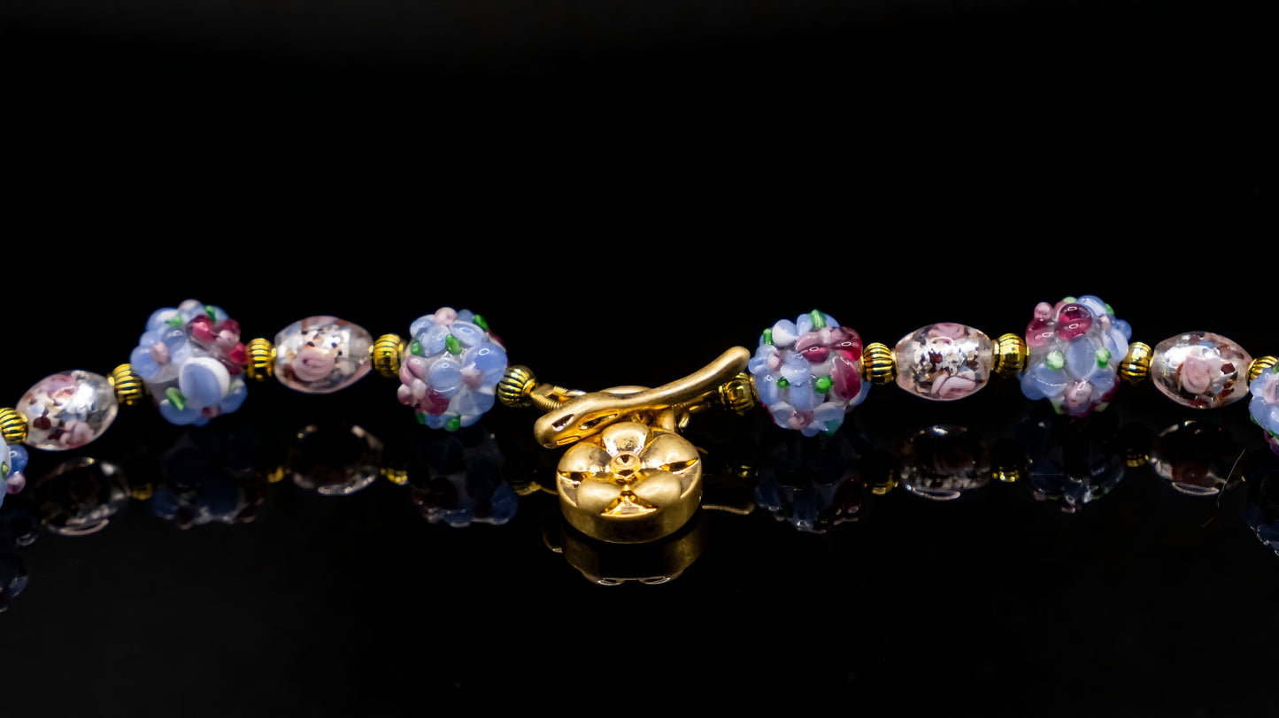 Eternal Purple Garden-Necklaces